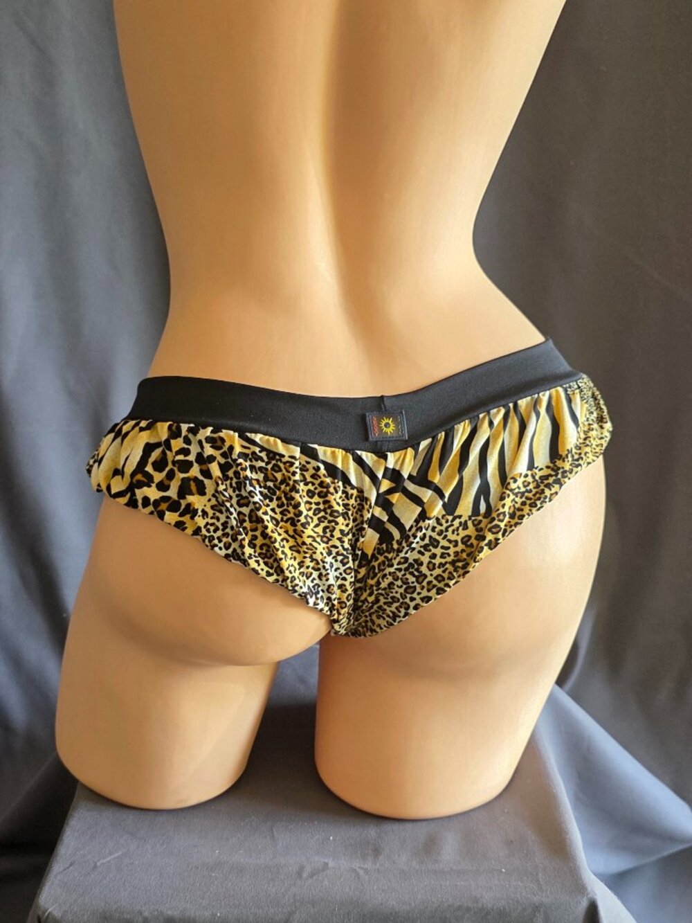 Pillow Hem Brazilian Cut Cheek Shorts